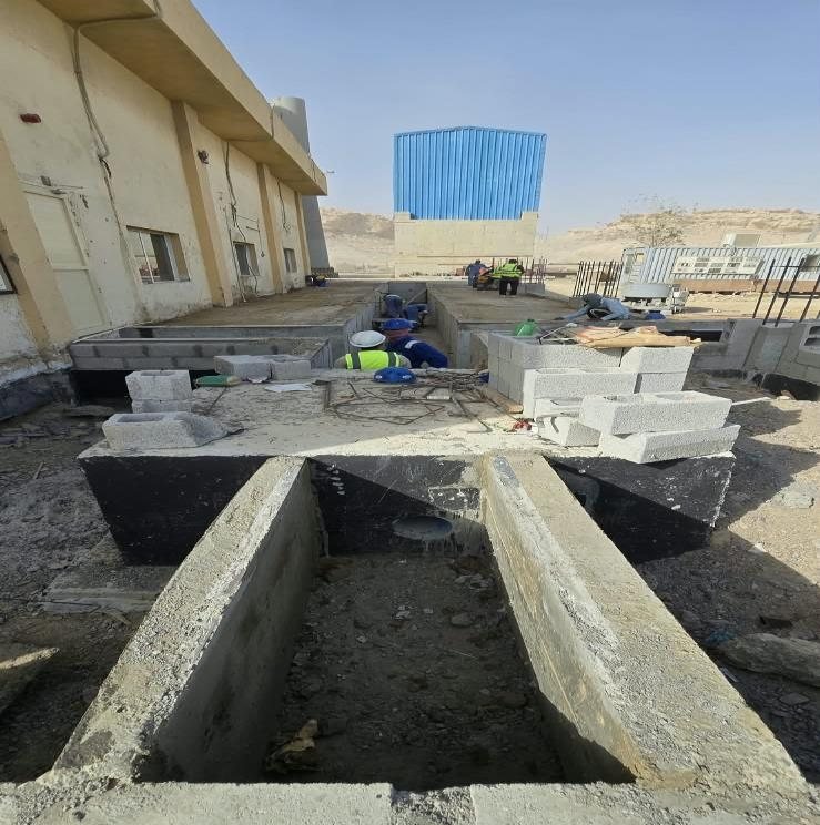Precast channel section placing