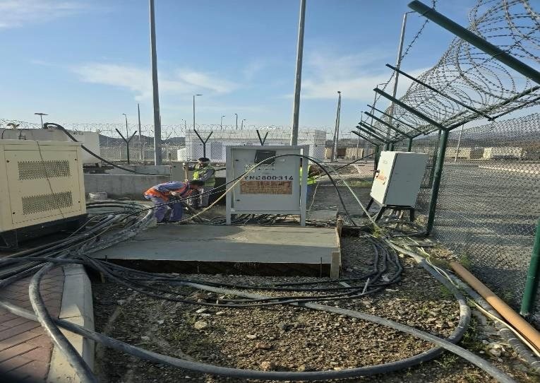 External electrical installation