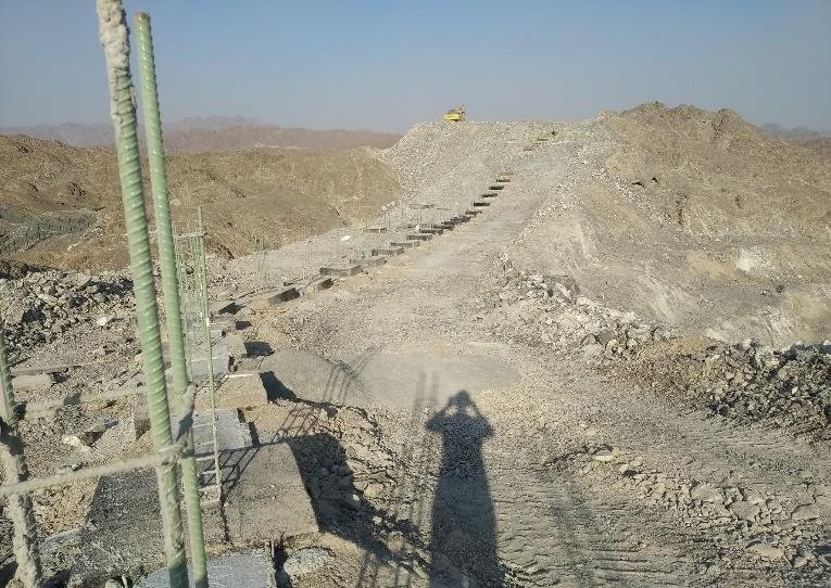 Haul road formation