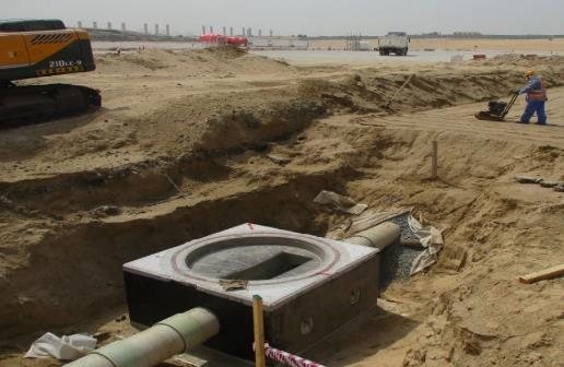 Manhole chamber installation