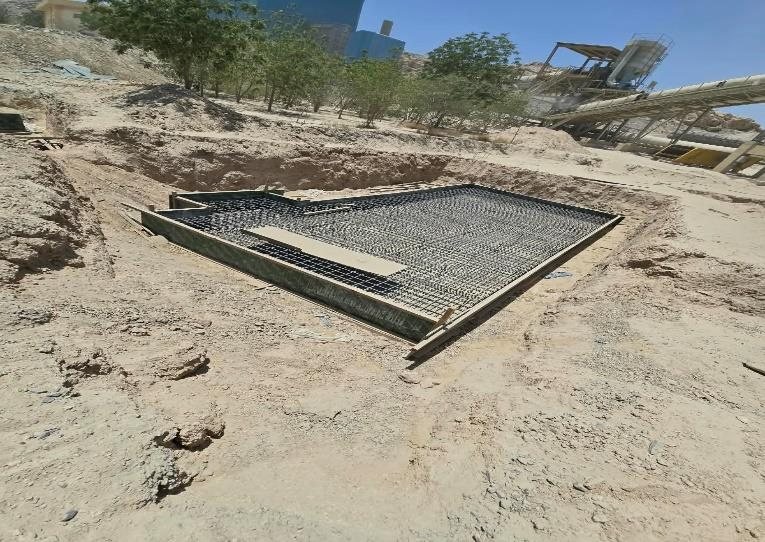 Slab reinforcement mat