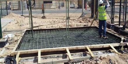 Slab preparation before pour