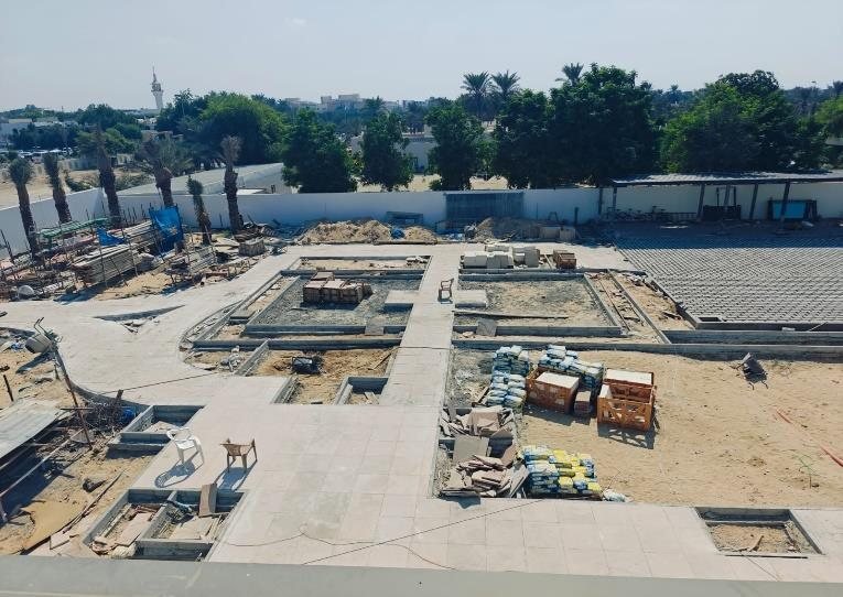 Villa slab and blockwork